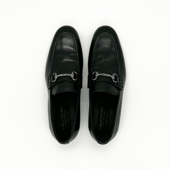To Boot New York Agostino Bit Loafer in Butterfly Nero Luc - Picture 5 of 5